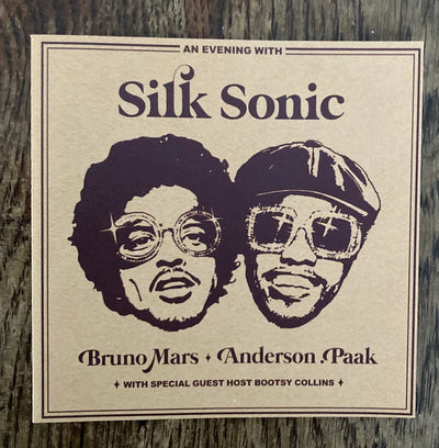 師範の呟き【音】「AN EVENING WITH SILK SONIC」 by Bruno Mars + Anderson. Paakのレコード